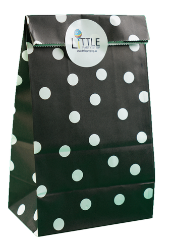Black Spots Party Bag - Little Party Stop