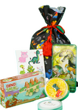 Dinosaur- Pre Filled Printed Fabric Party Bag - Little Party Stop