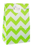 Green Chevron Party Bag - Little Party Stop