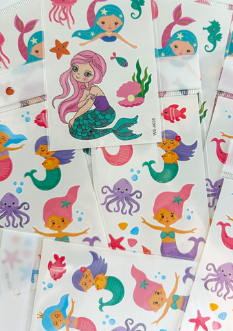 Mermaid Tattoo - Little Party Stop