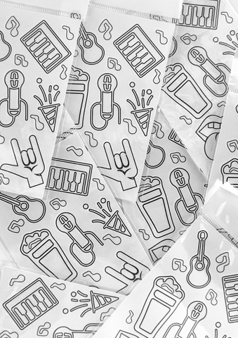 Music Tattoo - Little Party Stop