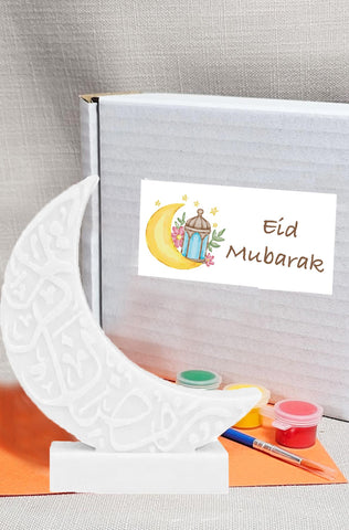 Eid Ceramic Painting Kit (Half Moon)