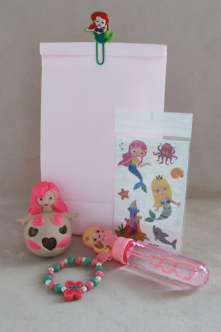 Mermaid Paper Clip- Pre Filled Paper Party Bag