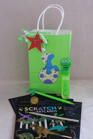 Dinosaur- Pre Filled Paper Handle Party Bag