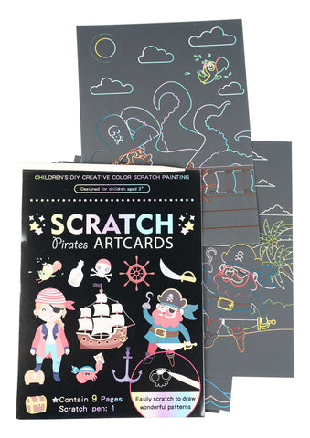 Pirate Scratch Art Card - Little Party Stop