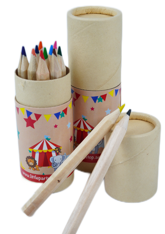 Circus Tube Of Pencils - Little Party Stop