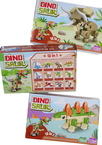 Dinosaur Mini Brick Set - Little Party Stop