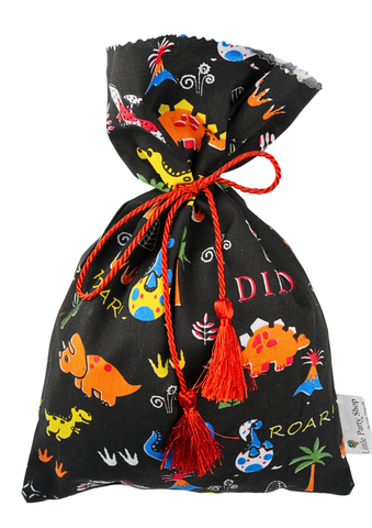 Dinosaur Fabric Party Bag - Little Party Stop