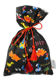 Dinosaur- Pre Filled Printed Fabric Party Bag - Little Party Stop