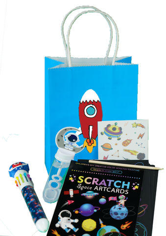 Space- Pre Filled Paper Handle Party Bag - Little Party Stop