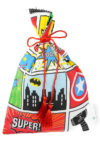 Superhero Fabric Party Bag - Little Party Stop