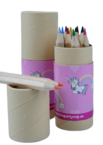 Unicorn Tube of Pencils - Little Party Stop